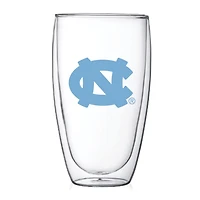 North Carolina Tar Heels 15oz Double Wall Thermo Glass