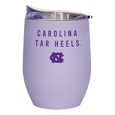 North Carolina Tar Heels 16oz Lavender Soft Touch Curved Tumbler