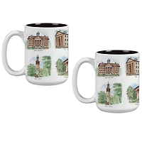 North Carolina Tar Heels 2-Pack 15oz Laura Wilcox University Mug Set