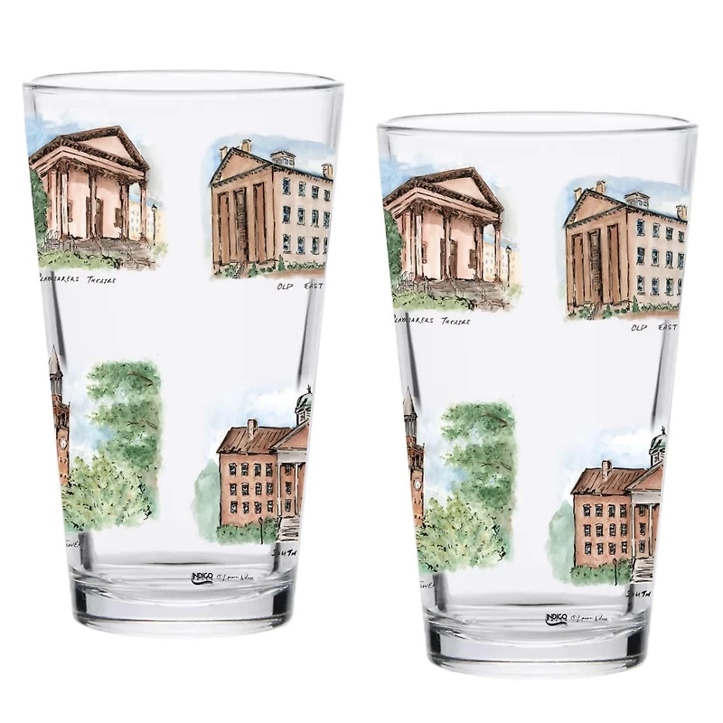 North Carolina Tar Heels 2-Pack 16oz Laura Wilcox University Pint Set