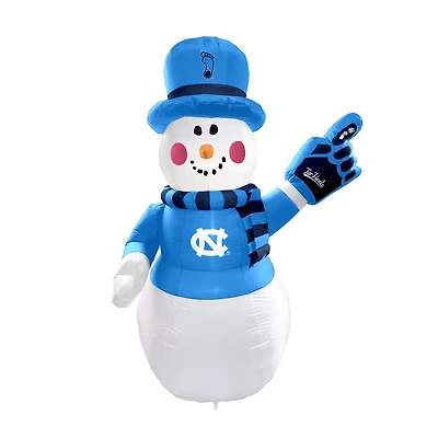 North Carolina Tar Heels 7' Inflatable Snowman