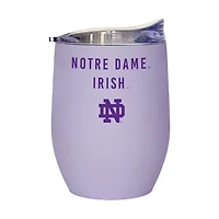 Notre Dame Fighting Irish 16oz Lavender Soft Touch Curved Tumbler