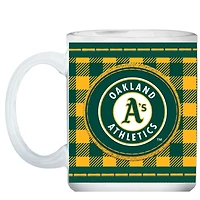 Oakland Athletics 15oz Buffalo Plaid Father's Day Mug