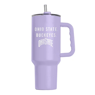 Ohio State Buckeyes 40oz Lavender Soft Touch Tumbler