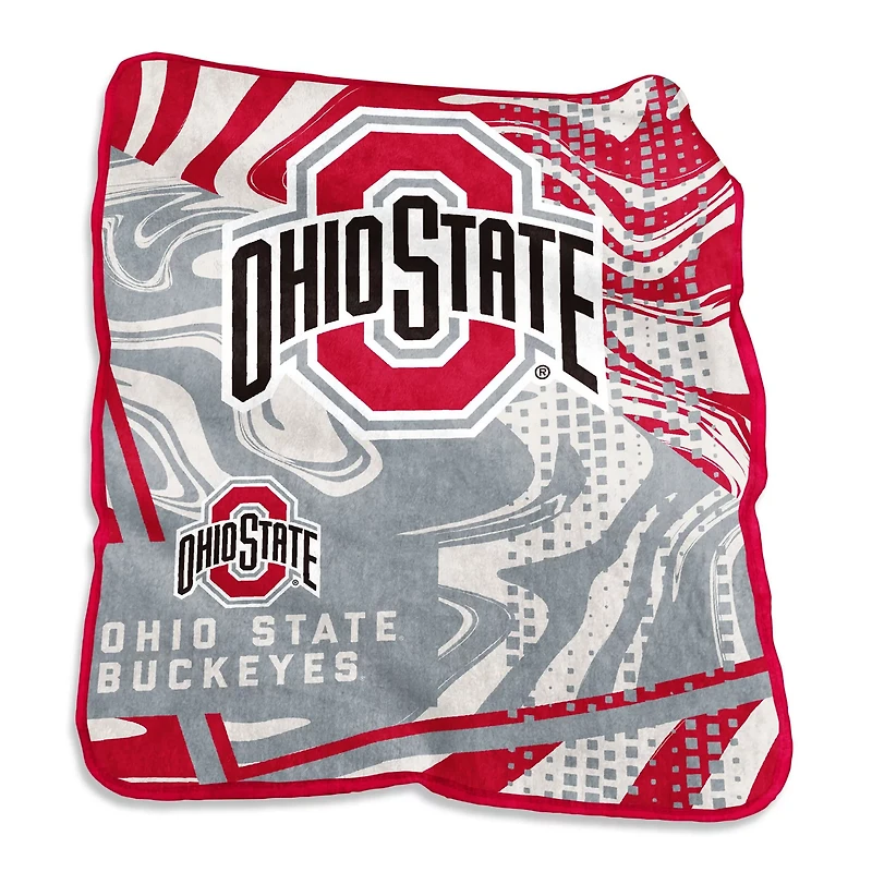 Ohio State Buckeyes 50" x 60" Swirl Raschel Throw Blanket