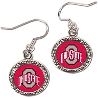 Ohio State Buckeyes WinCraft Round Dangle Earrings