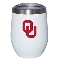 Oklahoma Sooners 12oz Logo Stemless Tumbler