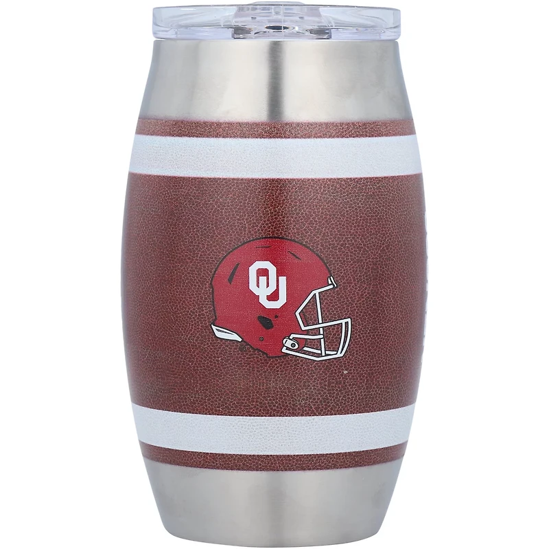 Oklahoma Sooners 15oz Football Tumbler