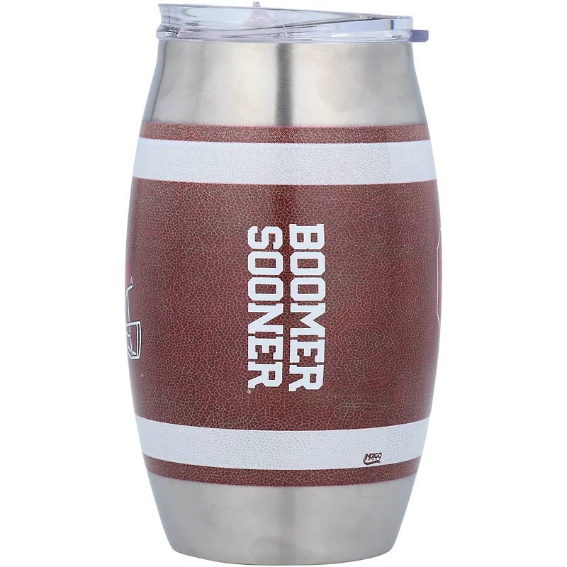 Oklahoma Sooners 15oz Football Tumbler