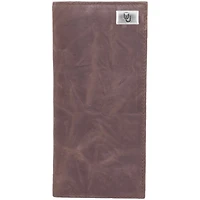 Oklahoma Sooners Leather Secretary Wallet with Concho -