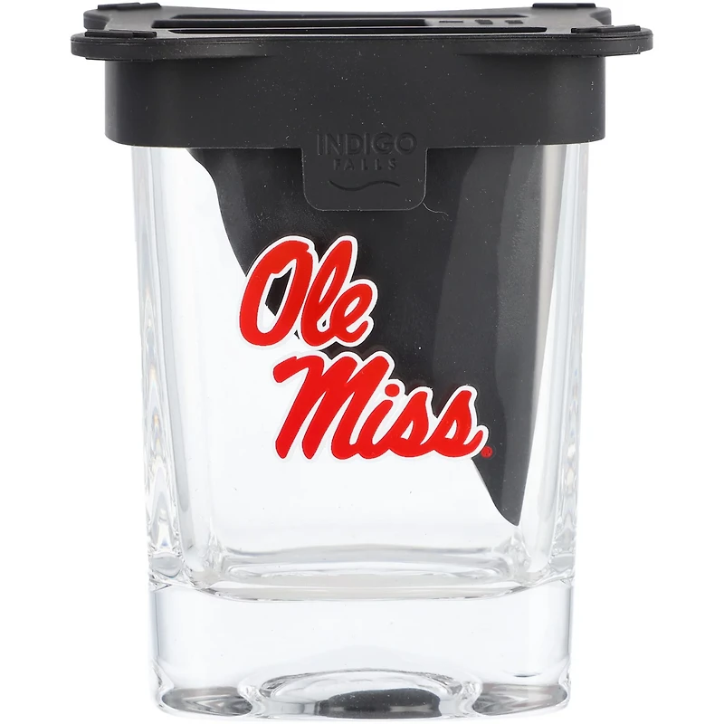 Ole Miss Rebels 10oz Ice Wedge Glass