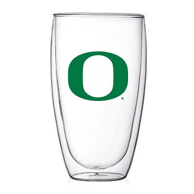 Oregon Ducks 15oz Double Wall Thermo Glass