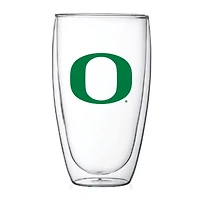 Oregon Ducks 15oz Double Wall Thermo Glass