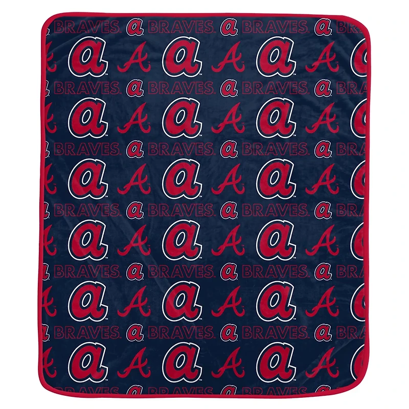 Pegasus Atlanta Braves 60 x 70 Home Away Two-Piece Blanket Set