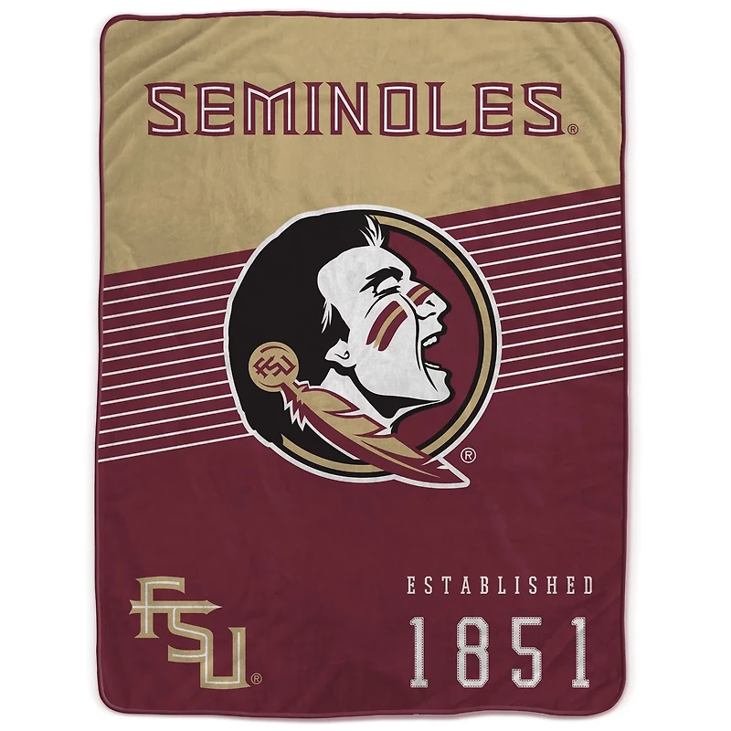 Pegasus Florida State Seminoles 60 x 80 Helmet Stripes Blanket