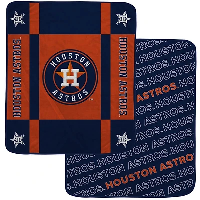 Pegasus Houston Astros 60 x 70 Reverse Block Double-Sided Ultra Cozy Blanket