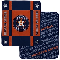 Pegasus Houston Astros 60 x 70 Reverse Block Double-Sided Ultra Cozy Blanket