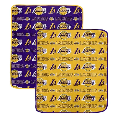 Pegasus Los Angeles Lakers 60 x 70 Home  Away Two-Piece Blanket Set