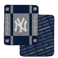 Pegasus New York Yankees 60 x 70 Reverse Block Double-Sided Ultra Cozy Blanket