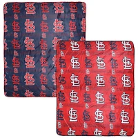 Pegasus St Louis Cardinals 60 x 70 Home  Away Two-Piece Blanket Set