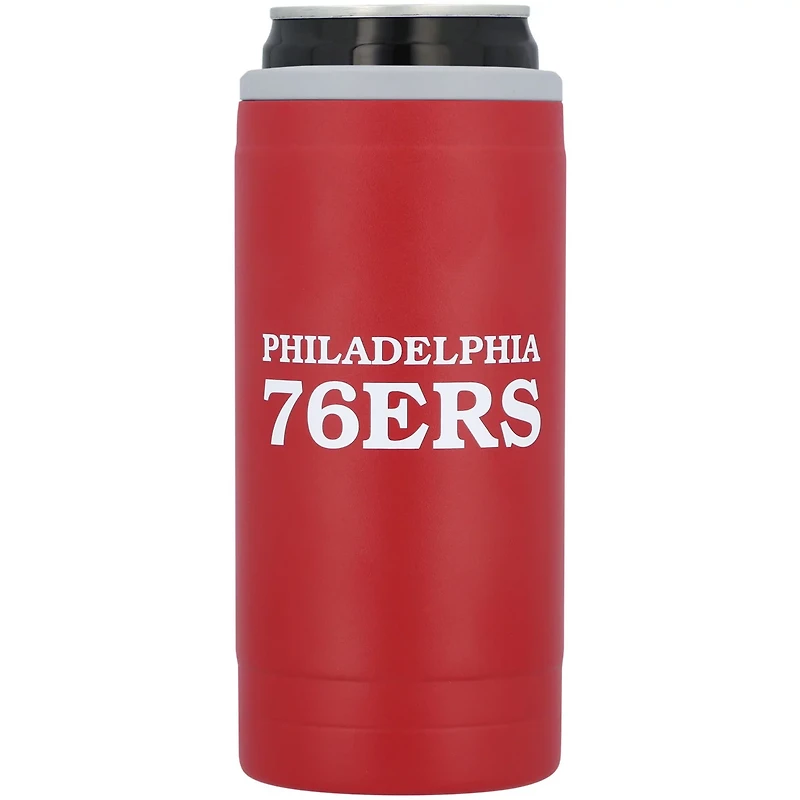 Philadelphia 76ers 12oz Flipside Powdercoat Slim Can Cooler