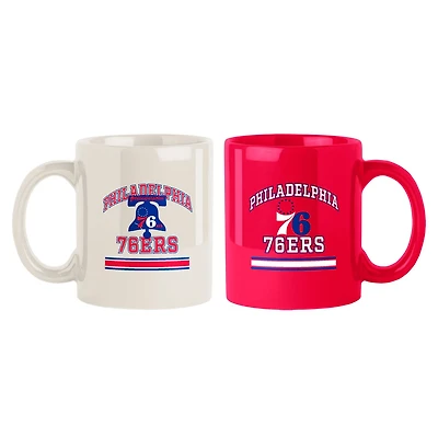 Philadelphia 76ers 2-Pack 15oz Color Mug Set