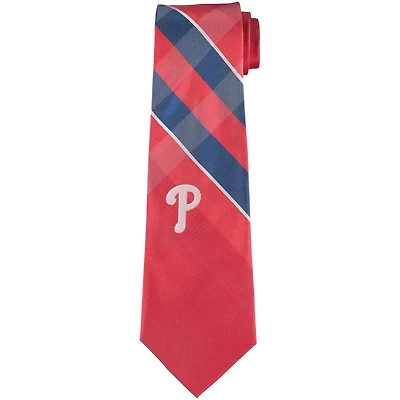 Philadelphia Phillies Woven Poly Grid Tie