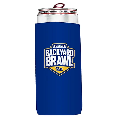 Pitt Panthers 2023 Backyard Brawl 12oz Slim Can Cooler