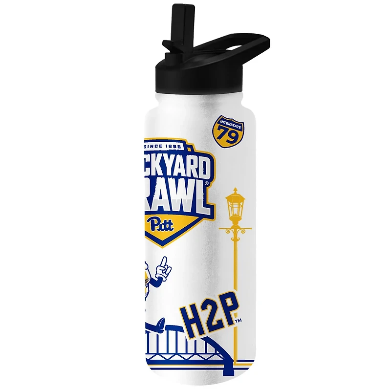 Pitt Panthers 2023 Backyard Brawl 34oz Quencher Bottle