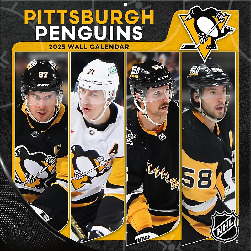 Pittsburgh Penguins 2024-2025 12 x 12 Team Wall Calendar