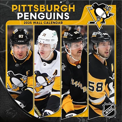 Pittsburgh Penguins 2024-2025 12 x 12 Team Wall Calendar