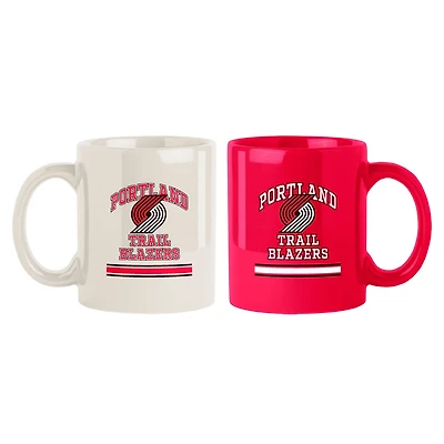 Portland Trail Blazers 2-Pack 15oz Color Mug Set