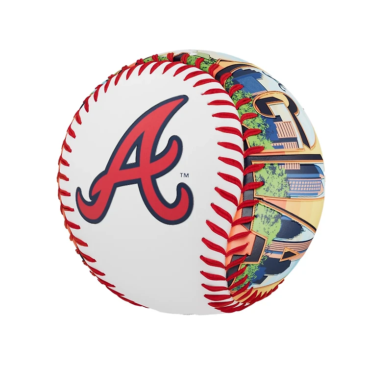 Rawlings Braves Postcard Baseball