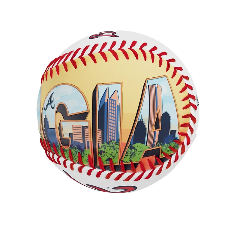 Rawlings Braves Postcard Baseball