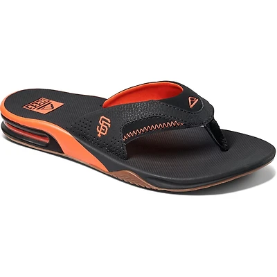 REEF San Francisco Giants Fanning Bottle Opener Sandals