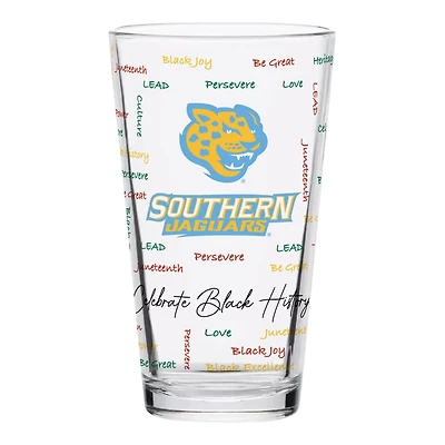 Southern University Jaguars 16oz Pint Glass