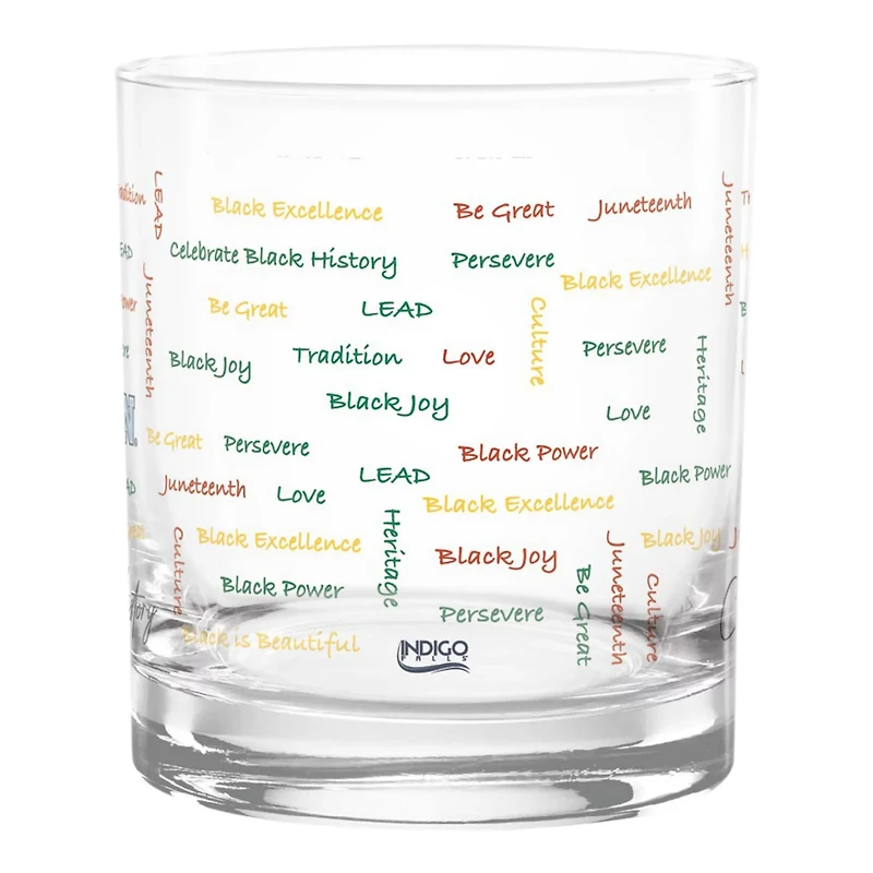 Spelman College Jaguars 14oz History Month Rocks Glass