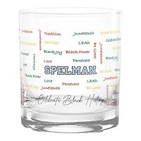 Spelman College Jaguars 14oz History Month Rocks Glass