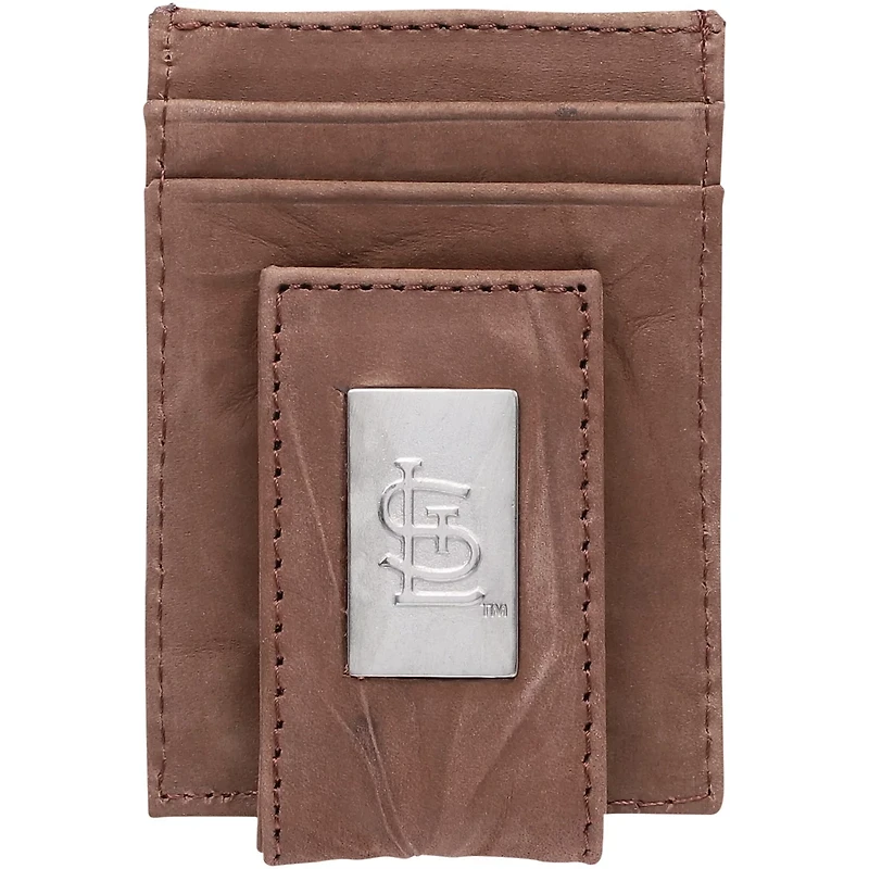 St Louis Cardinals Leather Front Pocket Wallet