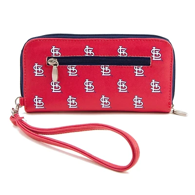 St Louis Cardinals Zip-Around Wristlet Wallet