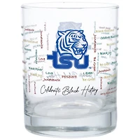 Tennessee State Tigers 14oz History Month Rocks Glass