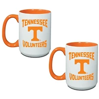 Tennessee Volunteers 15oz Combo 2-Pack Mug Set