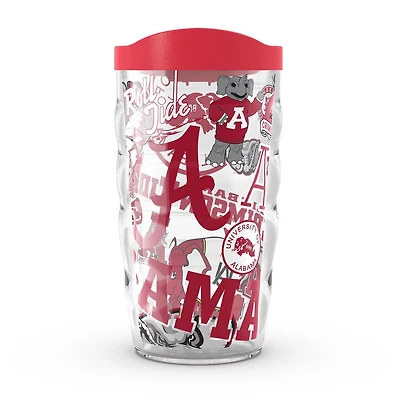 Tervis Alabama Crimson Tide 10oz Allover Classic Wavy Tumbler