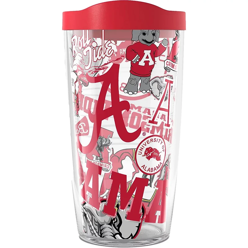 Tervis Alabama Crimson Tide 16oz Allover Classic Tumbler