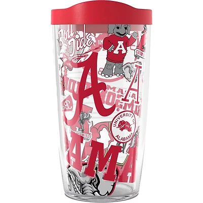 Tervis Alabama Crimson Tide 16oz Allover Classic Tumbler