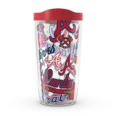 Tervis Atlanta Braves 16oz All Over Wrap Tumbler With Lid