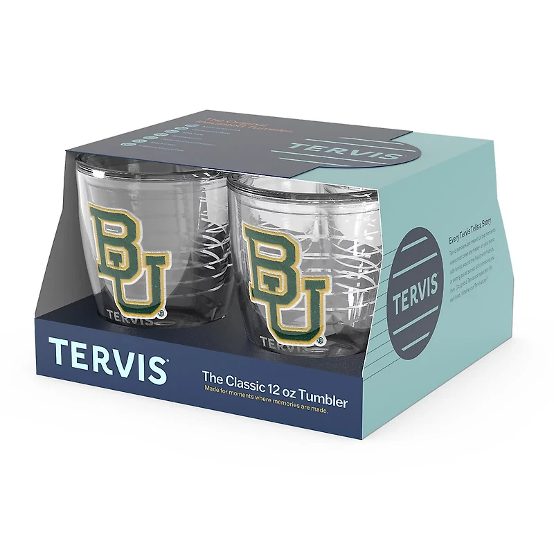 Tervis Baylor Bears 4-Pack 12oz Emblem Tumbler Set