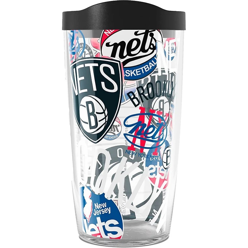 Tervis Brooklyn Nets 16oz Allover Classic Tumbler