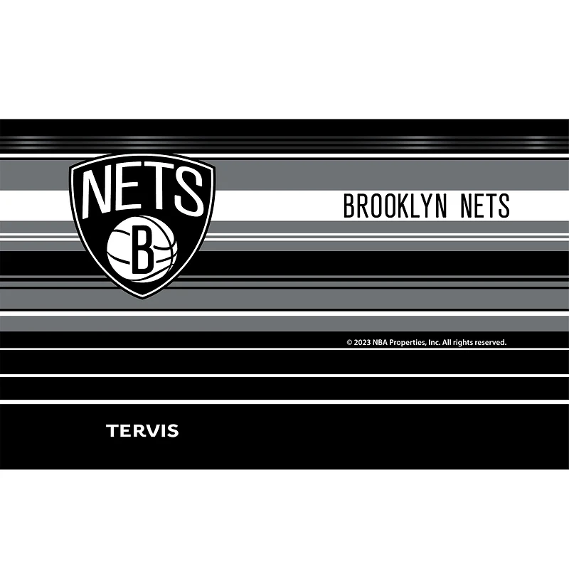 Tervis Brooklyn Nets 20oz Hype Stripes Stainless Steel Tumbler