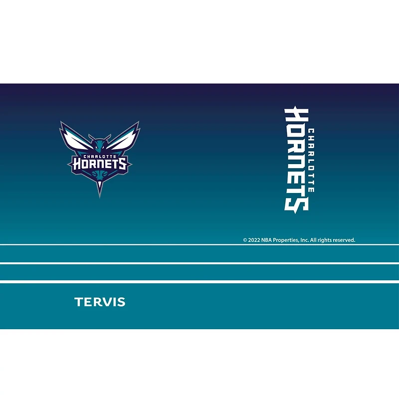 Tervis Charlotte Hornets 20oz Ombre Stainless Steel Travel Tumbler